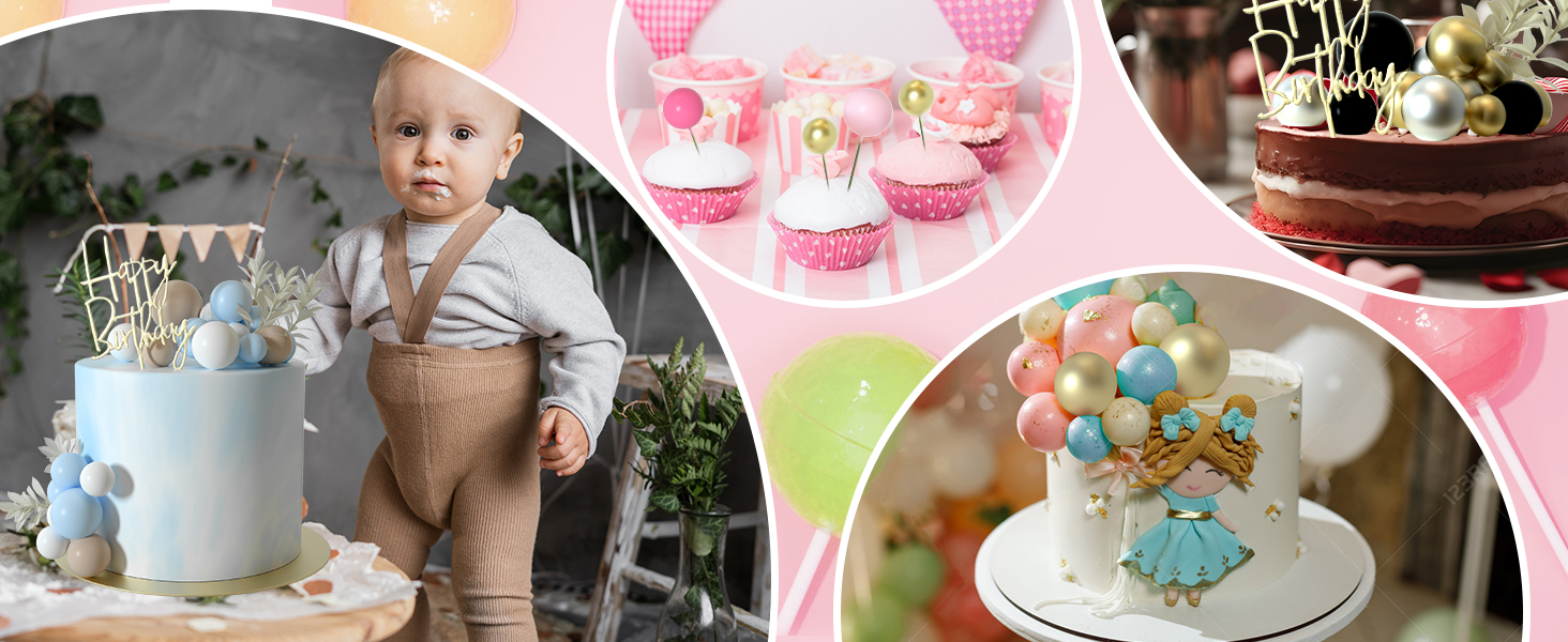 ball cake topper