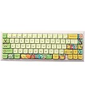 JSJT Keycaps XDA Profile Key Caps Magical Elves Themed Keycap 135 Keys PBT Dye Sublimation Keycap...