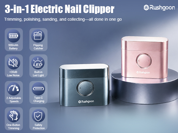 electric toenail clipper for thick nails