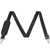 RAINYEAR 59 Inch Shoulder Strap for Bag, Adjustable Soft Padded Replacement Shoulder Strap with M...