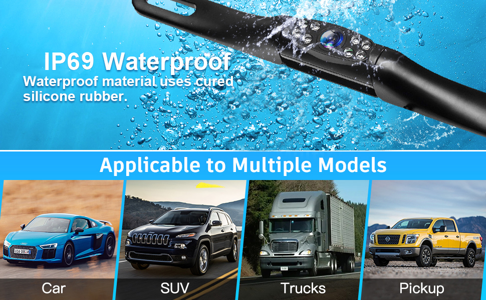 backup camera for license plate