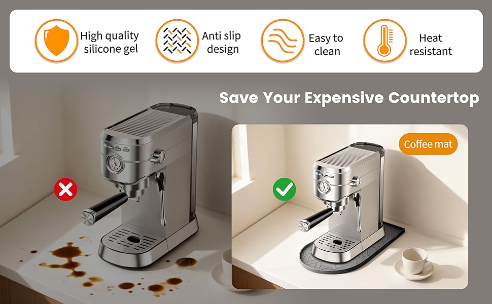 coffee maker mat