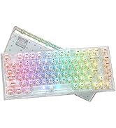 Womier 75% Percent Keyboard - Gasket Mount Mechanical Gaming Keyboard, S-K75 82 Keys Custom Keybo...