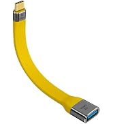 Duttek USB C to USB 3.0 Cable Short 5Inch/15cm, High Speed USB Type-C Male to USB 3.0 A Female Da...