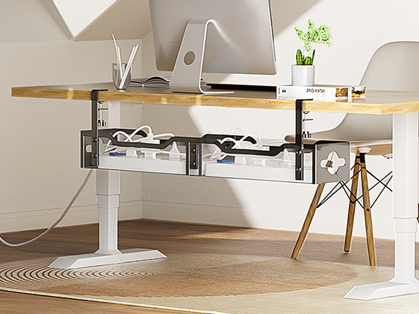 Under Desk Cable Management Tray