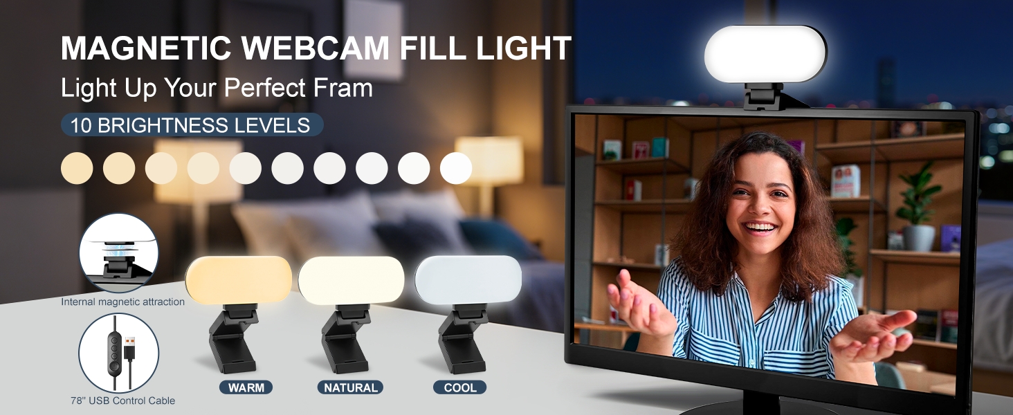 video conference light