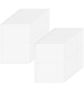 40 Sheets Sheet Protector Clear Page Protectors A4 Paper Protector Sheets for 3-Ring Binder Plast...