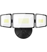 Onforu 60W Flood Lights Outdoor, 6000LM Brightness Security Lights Switch Controlled, 3 Adjustabl...