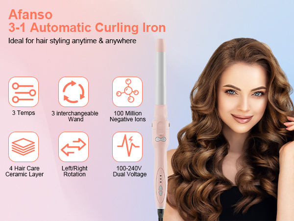 Automatic Rotating Curling Iron