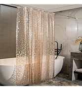 XXMOTP Shower Curtain Liner, Waterproof EVA 3D Shower Curtains with Duty Heavy Bottom Magnets and...