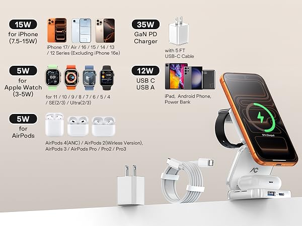 5 in 1 charging station apple