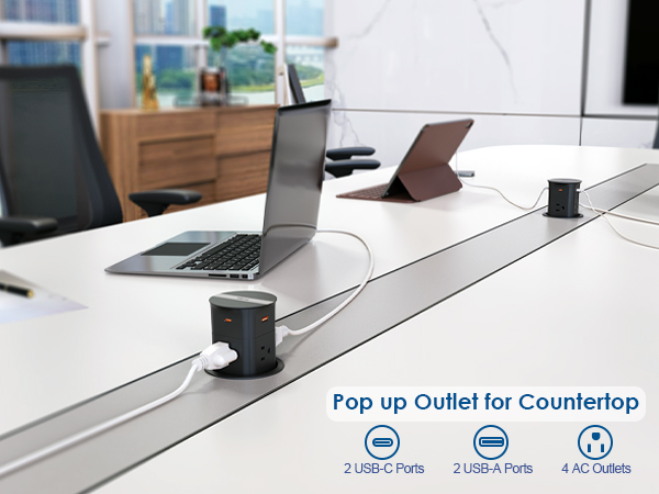 pop up outlet for countertop