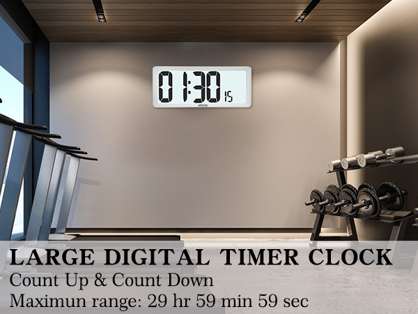 large digital timer clock