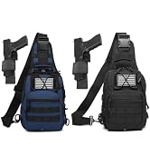 ATBP Small Tactical Sling Bag for Men with Holster Military EDC Shoulder Bag CCW Crossbody Bag 7 ...