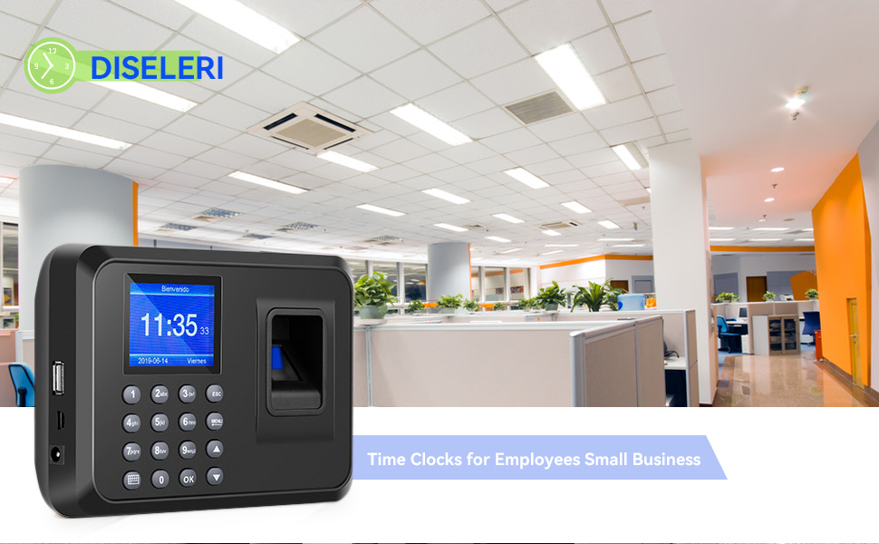 time clocks for small business fingerprint punch machine