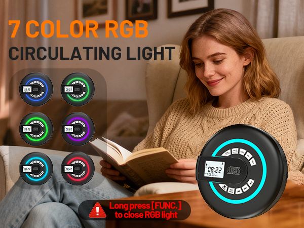 Portable CD Player with Speaker