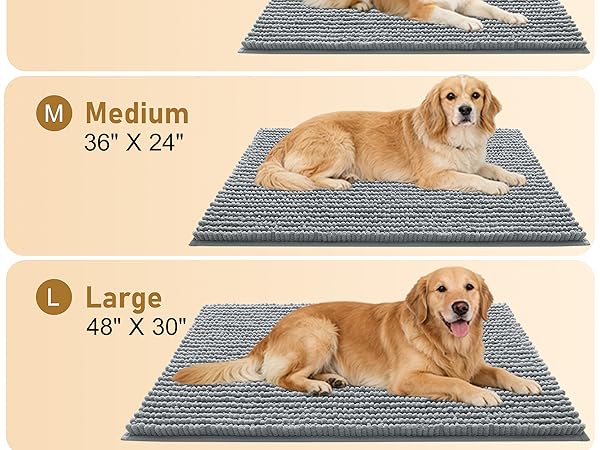 OLANLY Dog Door Mat for Muddy Paws