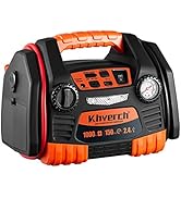 Kinverch 1000A Peak Jump Starter Portable 12-Volt Car Battery Booster Jump Starter Battery Pack w...