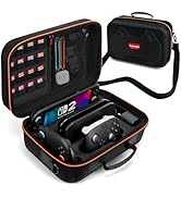 Switch 2 Case Compatible with Nintendo Switch 2, All-in-One Carrying Case with Card Slots &amp; Zippe...