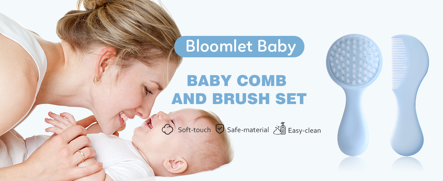 Baby combing and brushing set