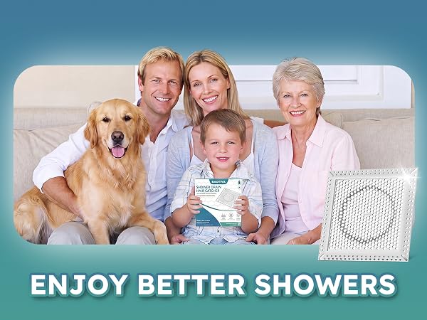 flat shower drain hair catcher