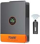 Split-Phase Solar Inverter 10000W 48V to 120/240V AC, Built-in Dual 100A MPPT Charger, 120A AC Ch...