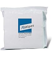 Cleanroom Wipes Nonwoven Wipes Cellulose/Polyester Blend (Grade A, 68 Gram) 9" x 9" (Bag of 300 P...