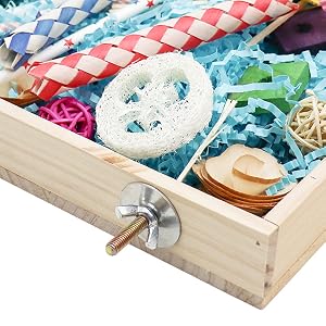 Bird Foraging Toys Box