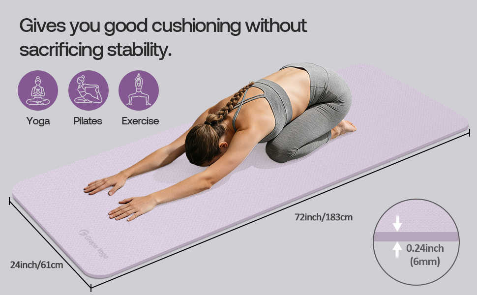 yoga mat non slip