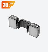ULANZI LM06 360° Rotation Dual Magnetic LED Light for DJI Osmo Pocket 3/4 | 200K-5800K, CRI=96, 2...