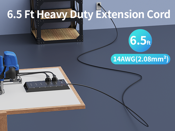 flat plug extension cord