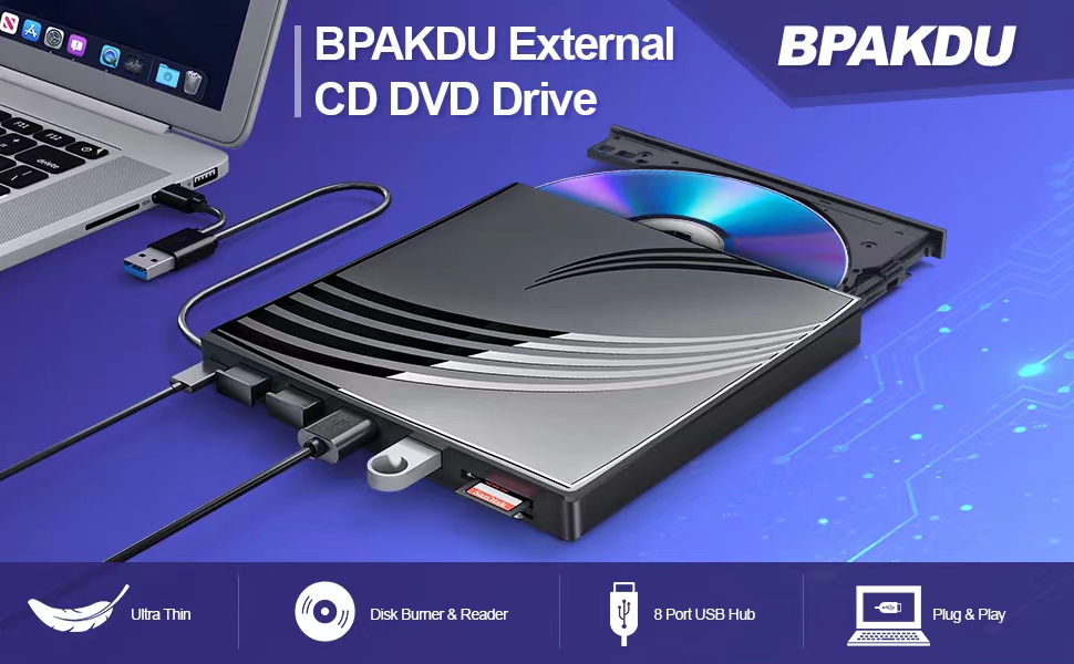 External CD/DVD Drive for Laptop
