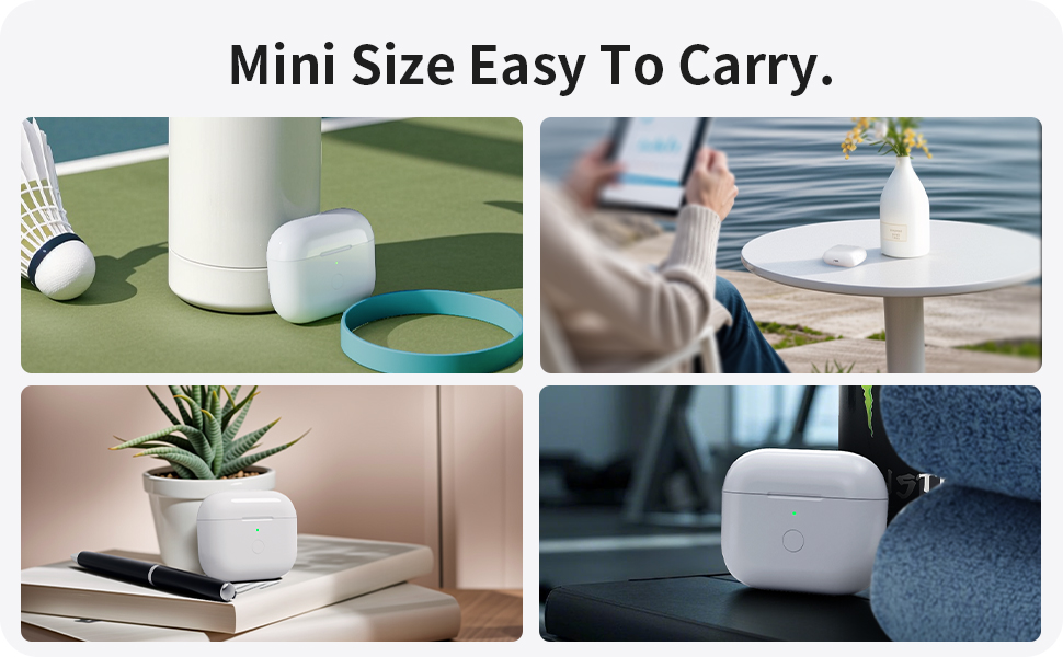 the mini size easy to carry.