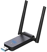 WiFi Adapter 1300mbps WiFi Adapter for Desktop Pc with USB 3.0 Dual Band 2.4ghz/400mbps, 5ghz/867...