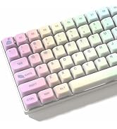 Womier Keyboard Keycaps Jelly - Shine Through keycaps, Transparent Clear Key Cap, Custom 60 65 75...