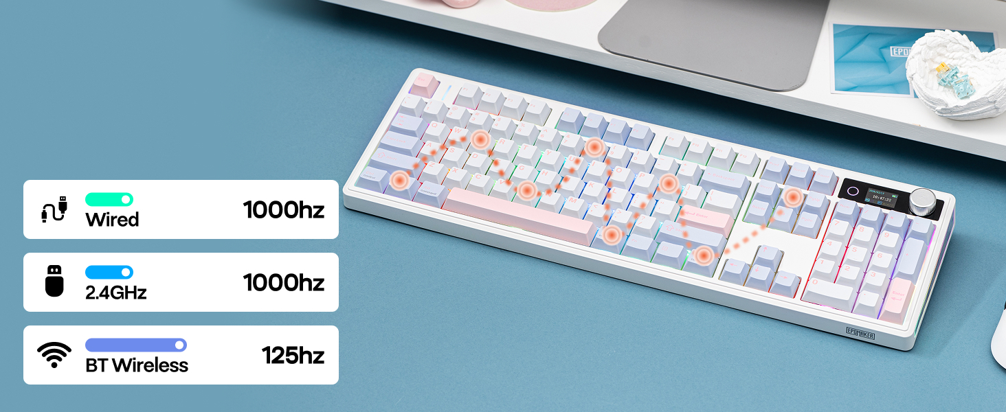 TH108 V2 PRO Wireless Gaming Keyboard