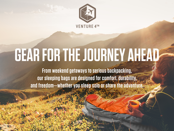 Premium Sleeping Bags by VENTURE 4TH