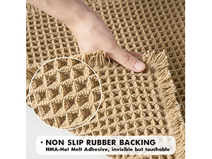 NON SLIP RUBBER BACKING