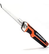 Vanquish 6 Inch Folding Jab Saw Alloy Steel Drywall Hand Saw with Soft Anti Slip Grip Handle for ...