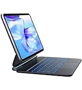CHESONA iPad 10th Generation Case with Keyboard, Multi-Touch Trackpad with 7 Color Backlit, Float...