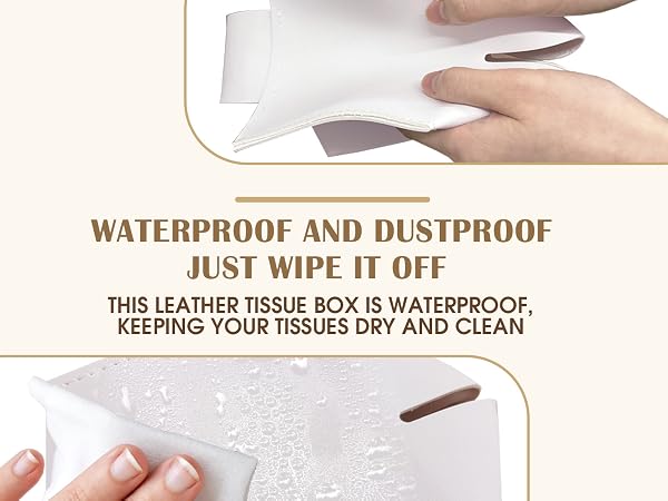 waterproof and dustproof just wipe it off