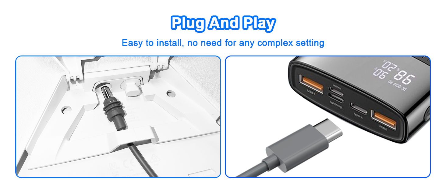 dc to usb-c cable for starlink mini