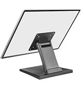 WEARSON Low Profile Monitor Stand - Foldable Touch Monitor MINI PC Stand Compatible with VESA 75x...
