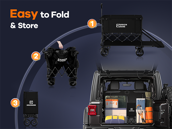 folds up really small for easy storage and easily turns corners