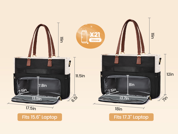 LOVEVOOK Lunch Tote Bag for Women, Insulated Lunch Bag, Large Capacity Teacher Nurse Bag for Work