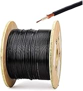 Eightwood RF RG174 Coax Coaxial Cable 50 feet