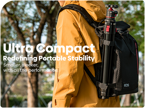 Ultra Compact, Portable Camera Ball Head Tripod