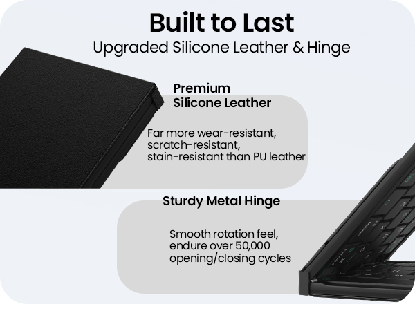 foldable keyboard with touchpad