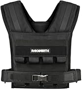 PACEARTH Adjustable Weighted Vest for Men &amp; Woman, 20lb/22lb/35lb/44lb Weight-Adjustable Vest wit...