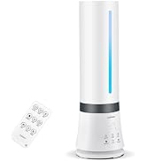 ARLIME Humidifier for Bedroom, 2.4 Gallon, Auto Shut-off, 3 Mist Levels, 12 Timer, Night Light, T...